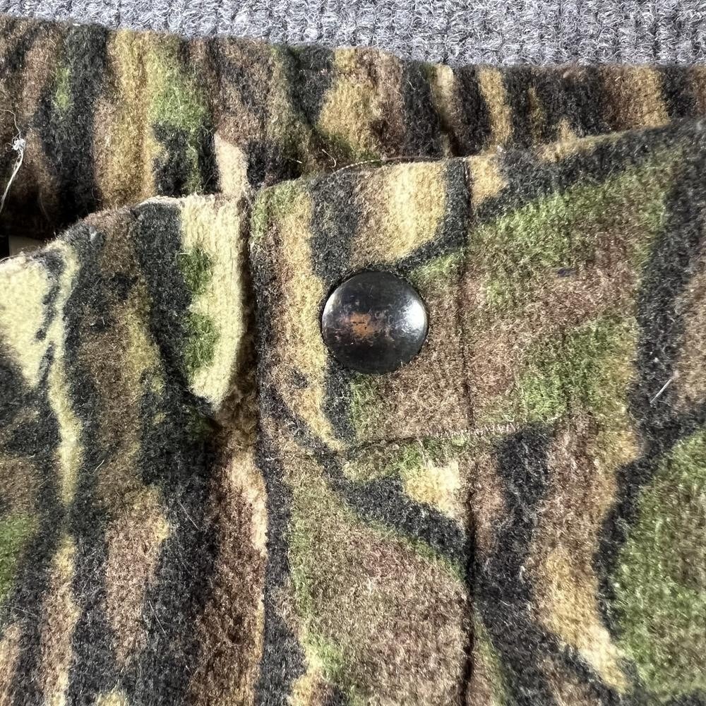 Vintage Walls Hunting Pant Mens 32x28 Green Straight Lined Tree-Bark Outdoor USA - Picture 16 of 16